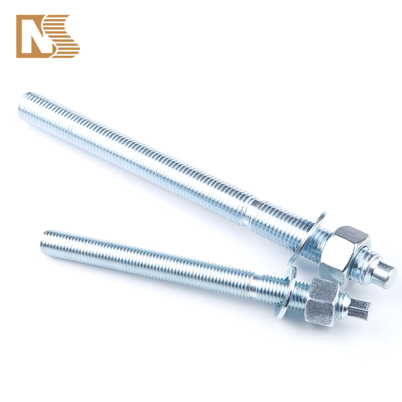 High-Strength Galvanized Carbon Steel Fixed Sleeve Chemical Anchor Chemical Stud