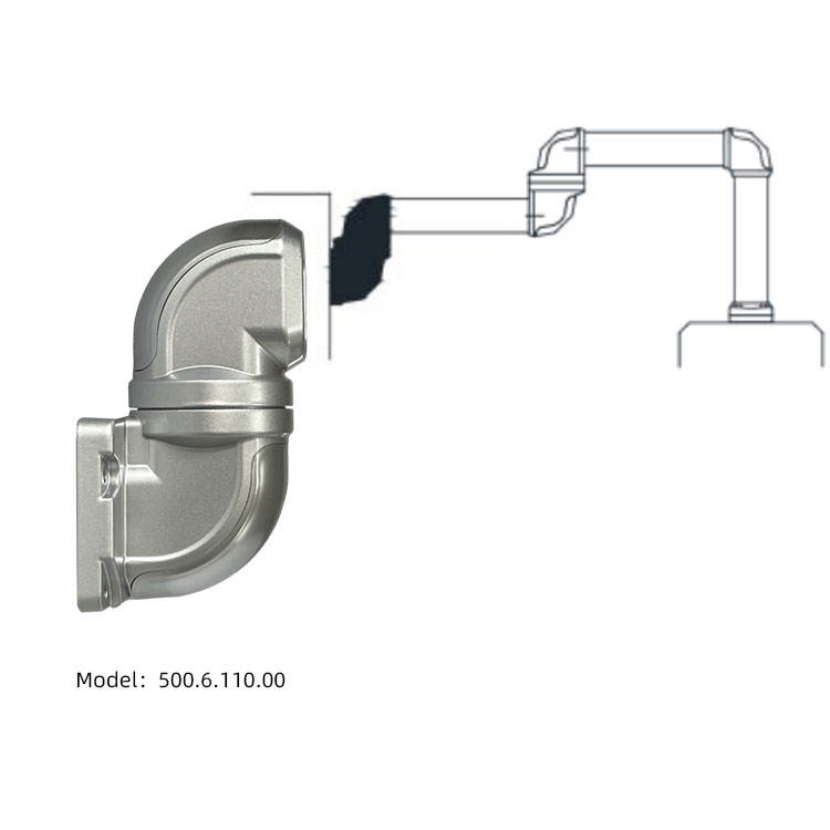 5065 Series Model 500.6.110.00 Horizontal Wall Base Mounted Part for Arm-Mounted Panel and PC Accessor