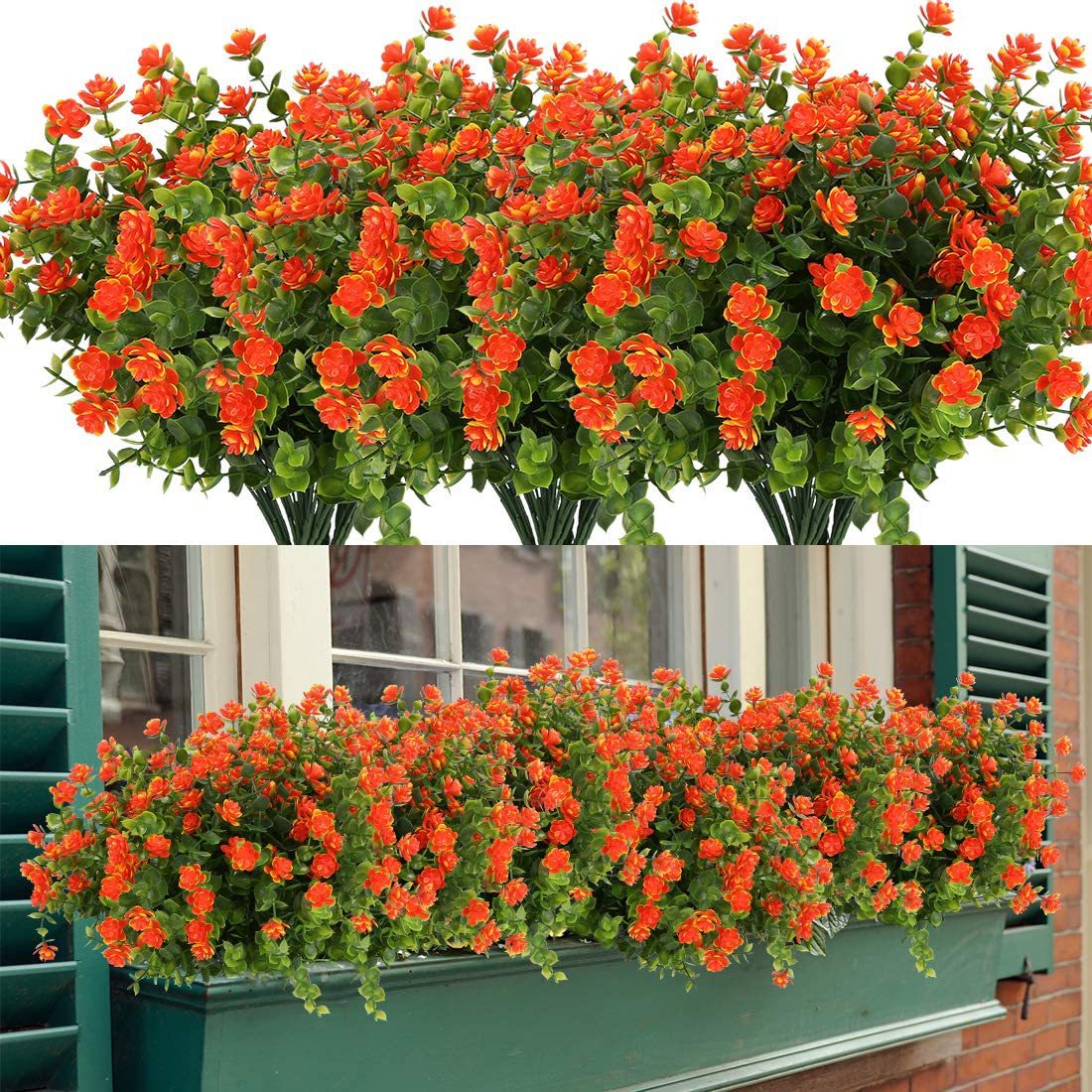 Кустарники искусственные зеленые висячие для сада