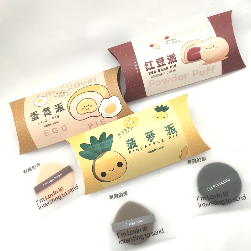 Hot Selling Private Label Makeup Tool Round Soft 55mm Foundation Sponge Air Cushion Powder Puff Makeup Sponge Custom Logo