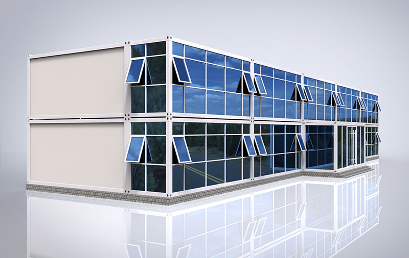 Prefabricated Kiosk/ Prefabricated Container House for Shop Rent (XGZ-PCH 006)