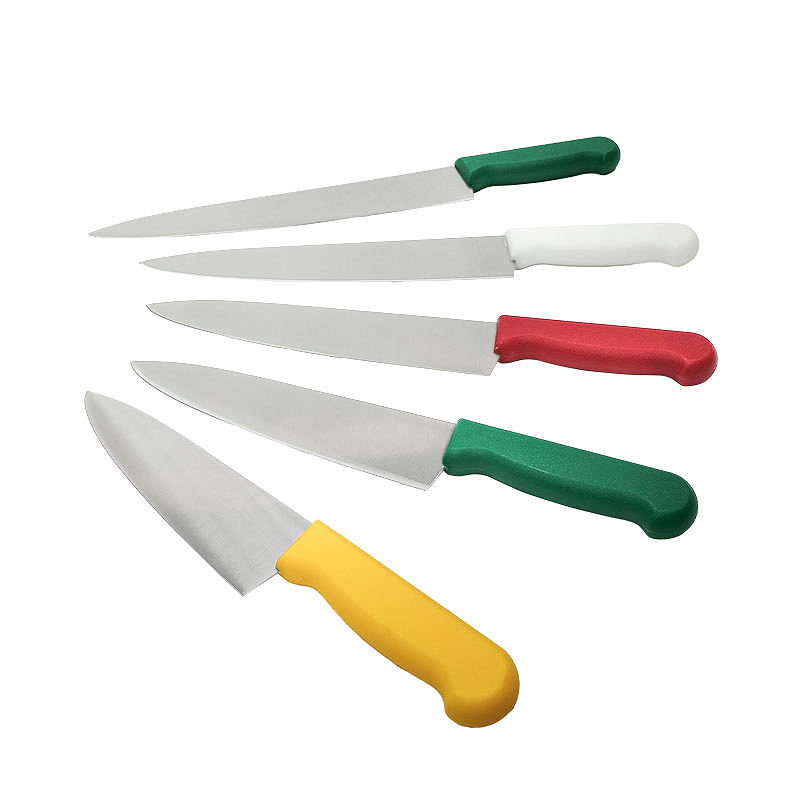 5 Sizes Chef Knives Kitchen Meat Cutting Knife Plastic Handle Chef Knife Set