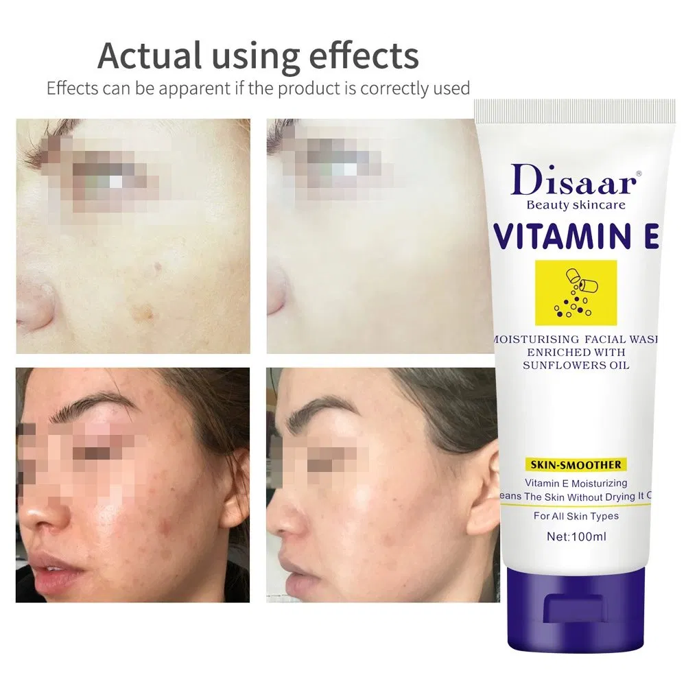 Makeup Remover Refreshing Moisturizing Vitamin E Facial Cleanser