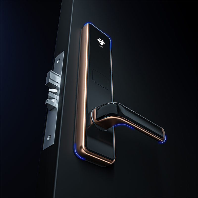 Seaside Hotel Popular ANSI Mortise Electronic Handle Door Locks