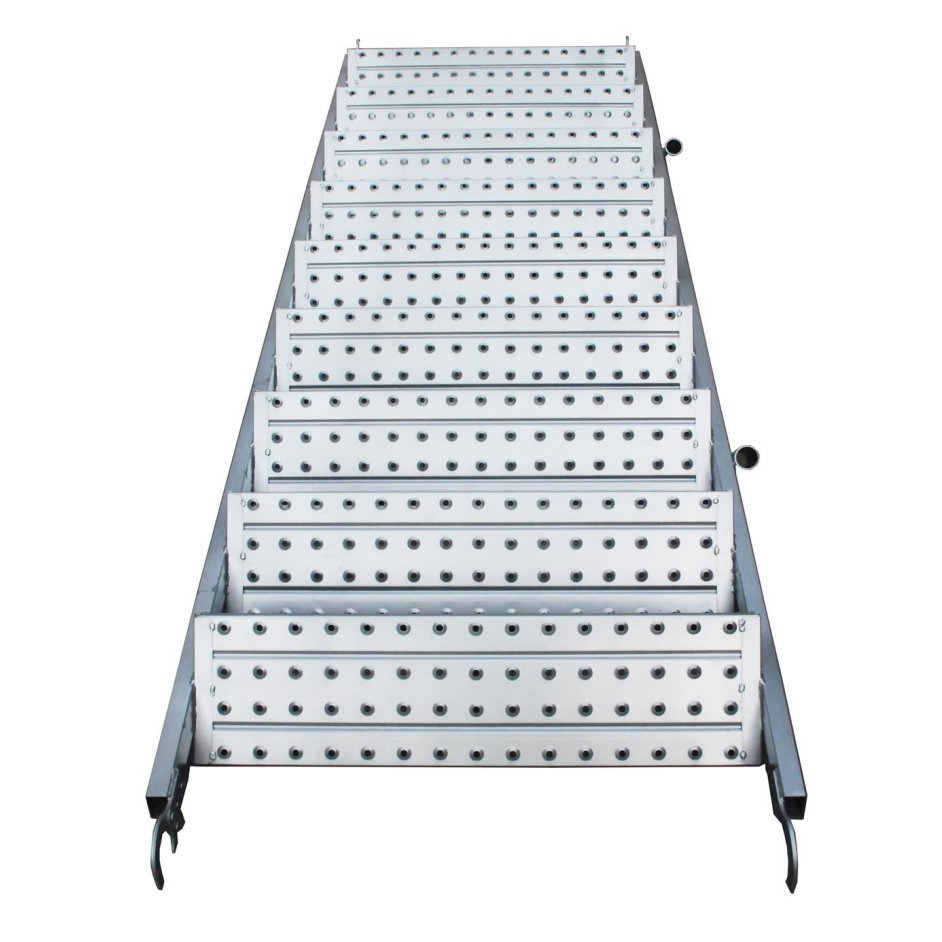 Pre Galvanized Scaffolding Steel Staircase Metal Step Ladders