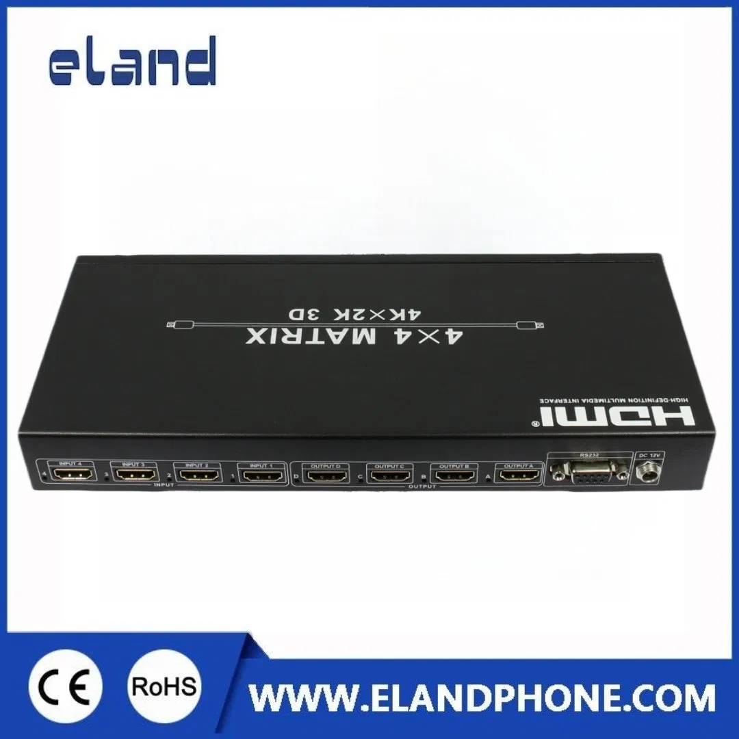 Матричный коммутатор HDMI 4x8 4K