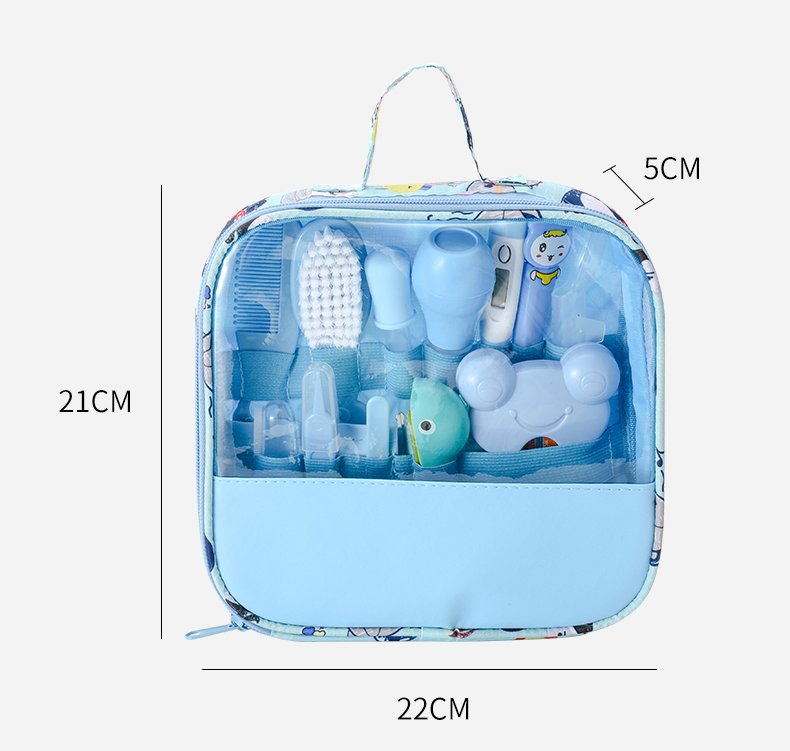 13PCS Baby Nail Scissors Toothbrush Comb Brush Safety Health Care Items Baby Care Kit