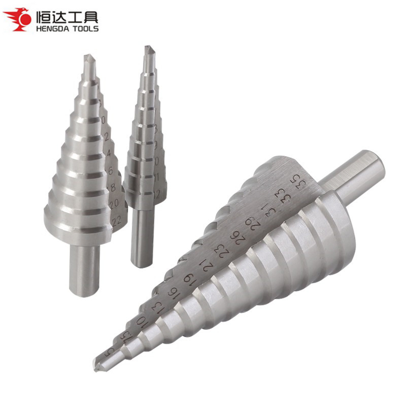 HSS M2 Step Drill Bits for Metal PVC Wood Drilling