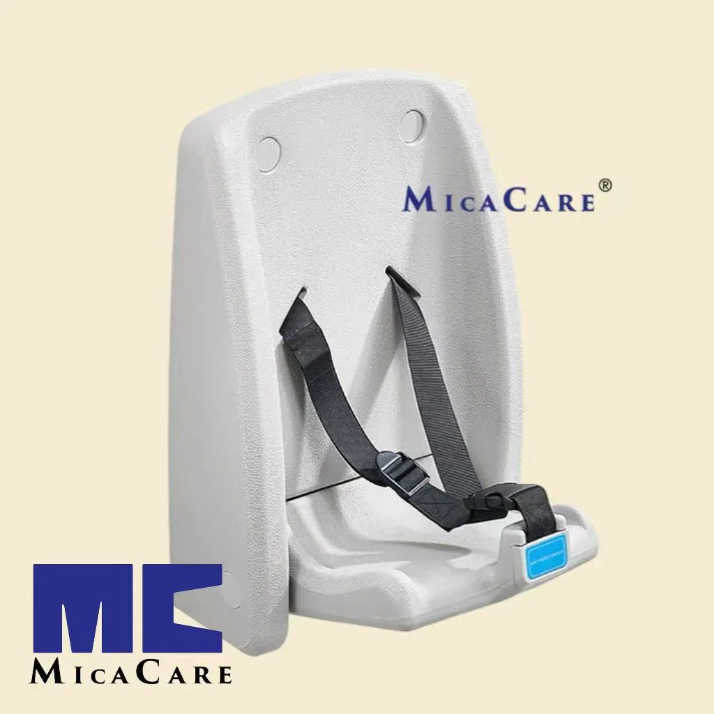 Baby Changing Table Compact Vertical Design HDPE Surface