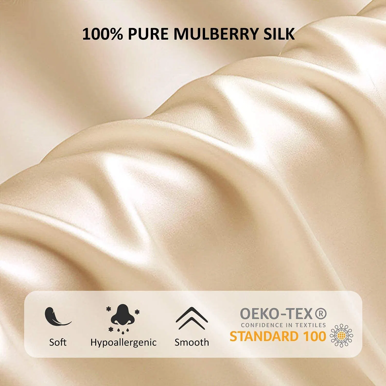 Customize Oeko-100 Certificate Luxury 6A Grade 16 19 22mm 100% Pure Silk Pillow Case