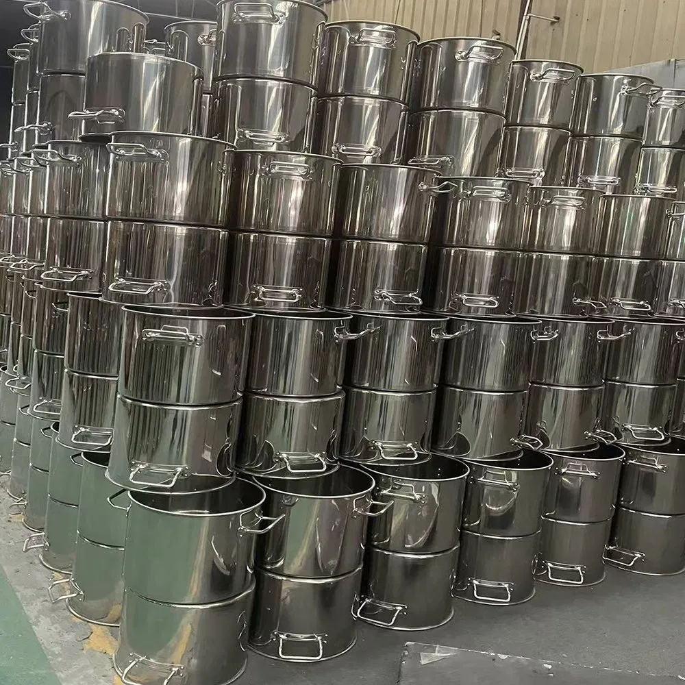 Кастрюля 40 см из нержавеющей стали 98 л, LFGB