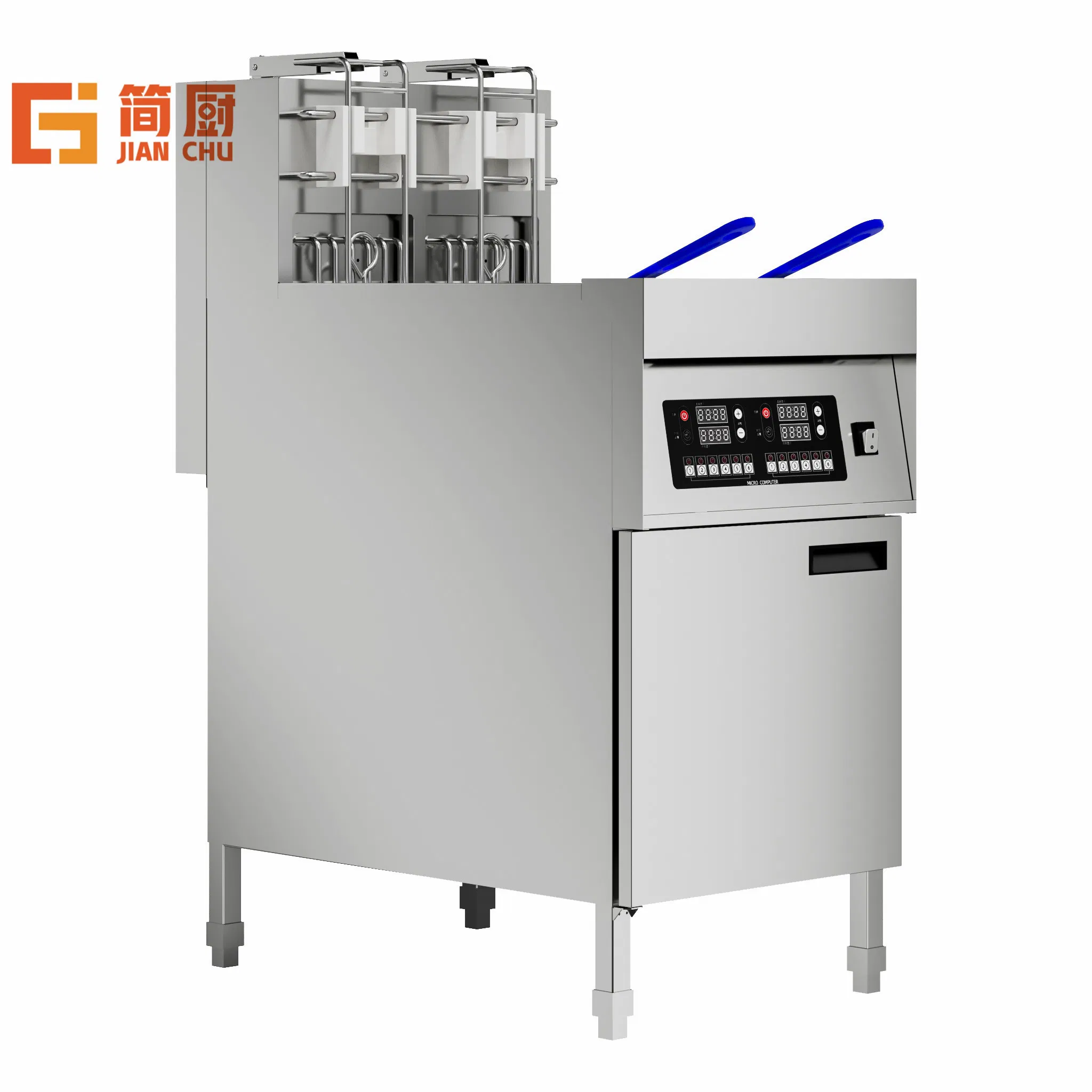 Versatile High Capacity Fourteen Liter Deep Fryer for Snack Shops Use