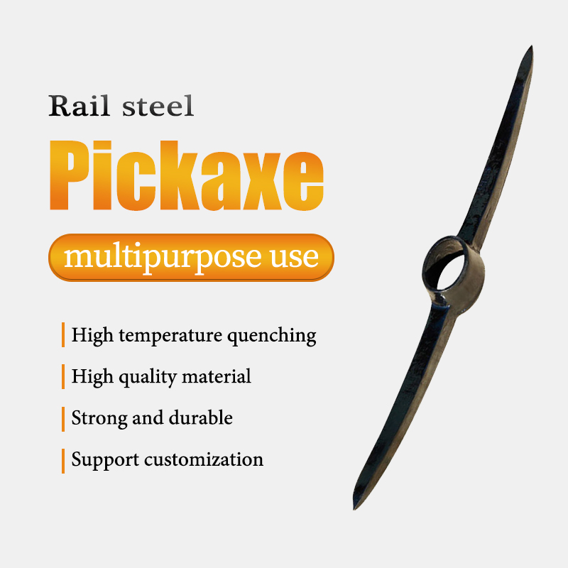 Mattock Pickaxe 65 Manganese Steel Pickaxe Head with Wooden Handle Agriculture Tools