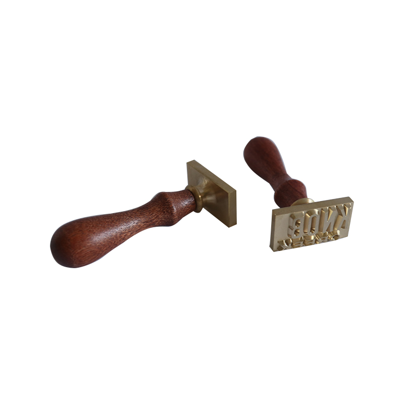 High Quality Bar Ice Stamp with Wooden Handle for Old Potrero Nikka Three Bitches Vodka