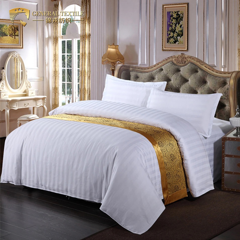 China Manufacturer Cheap Pain White Hotel Fitted Sheet 100% Cotton