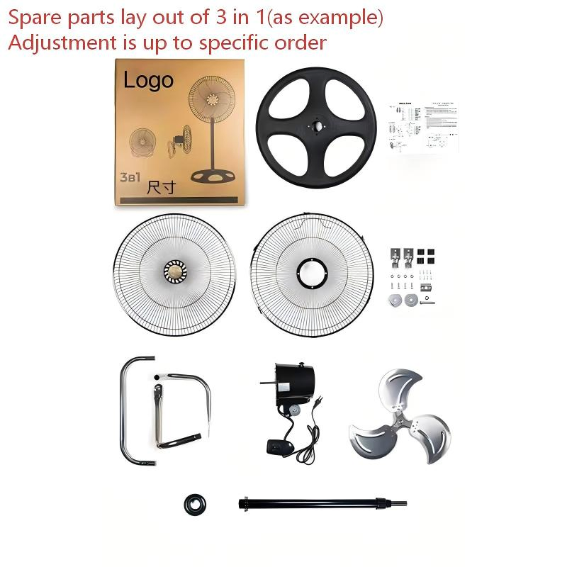 Промышленный вентилятор YD0811 3 в 1, напольный, потолочный, настольный