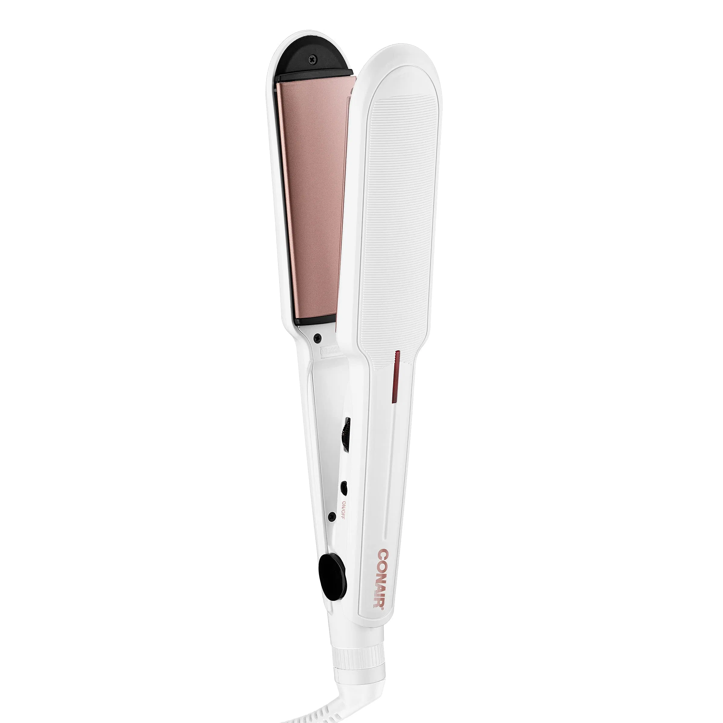 Hot Sale 1 Inch Double Ceramic Flat Iron White Electric Hair Straightener