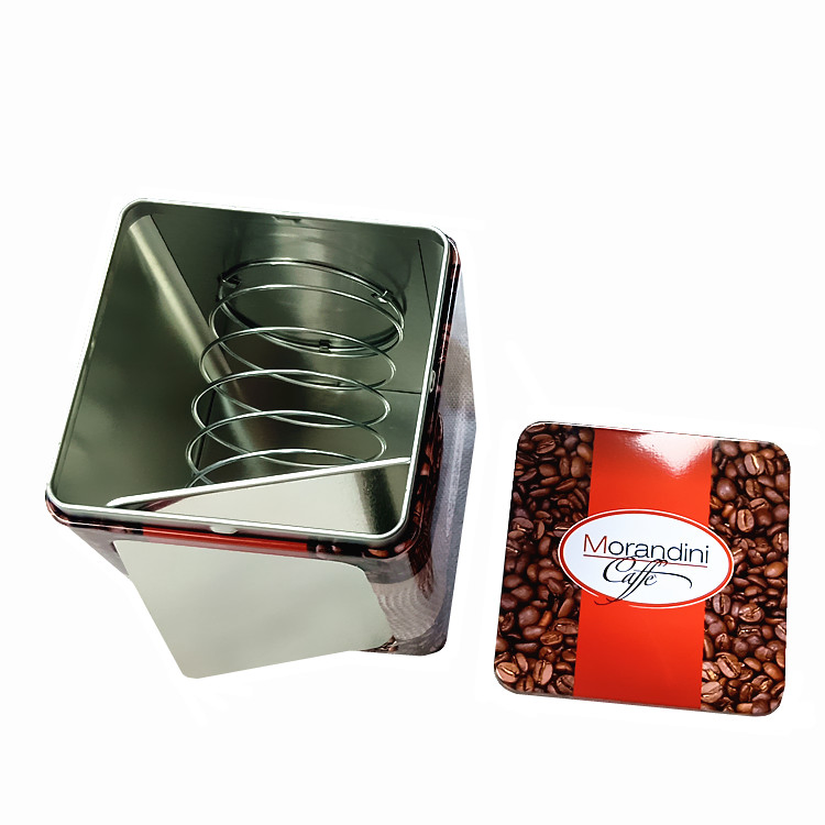 Modern Coffee Shop Restaurant Decoration Tinplate Tissue Box Ring Napkin Holder