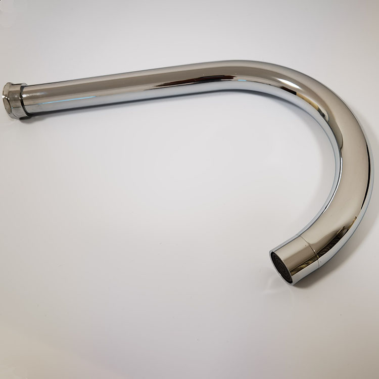 Хромированный излив для смесителя из нержавеющей стали