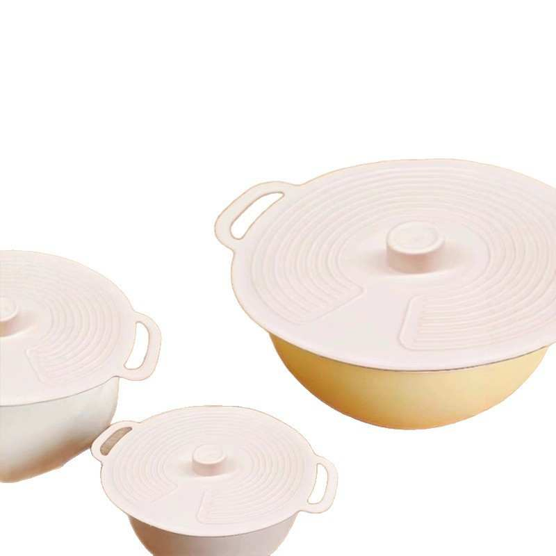 Reusable Food Grade Silicone Fresh-Keeping Cover Microwave Splash Proof Cover