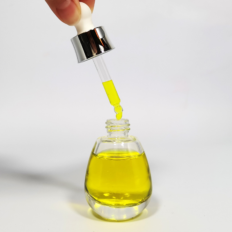 Custom Eco Friendly Clear Skin Care Essential Oil 30ml Glass Dropper Bottle for Serum