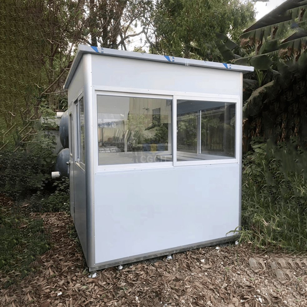 Eco-Friendly Rectangle Security Booth - Durable with Customizable Features