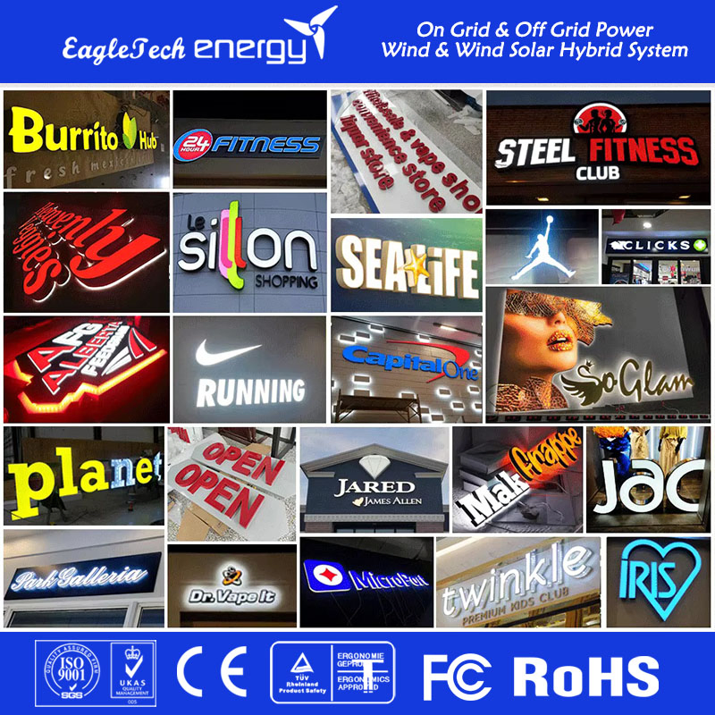 LED Acrylic Front Lit Letters for LED Sign LED Lighting Letters with LED Channel Letter for Party