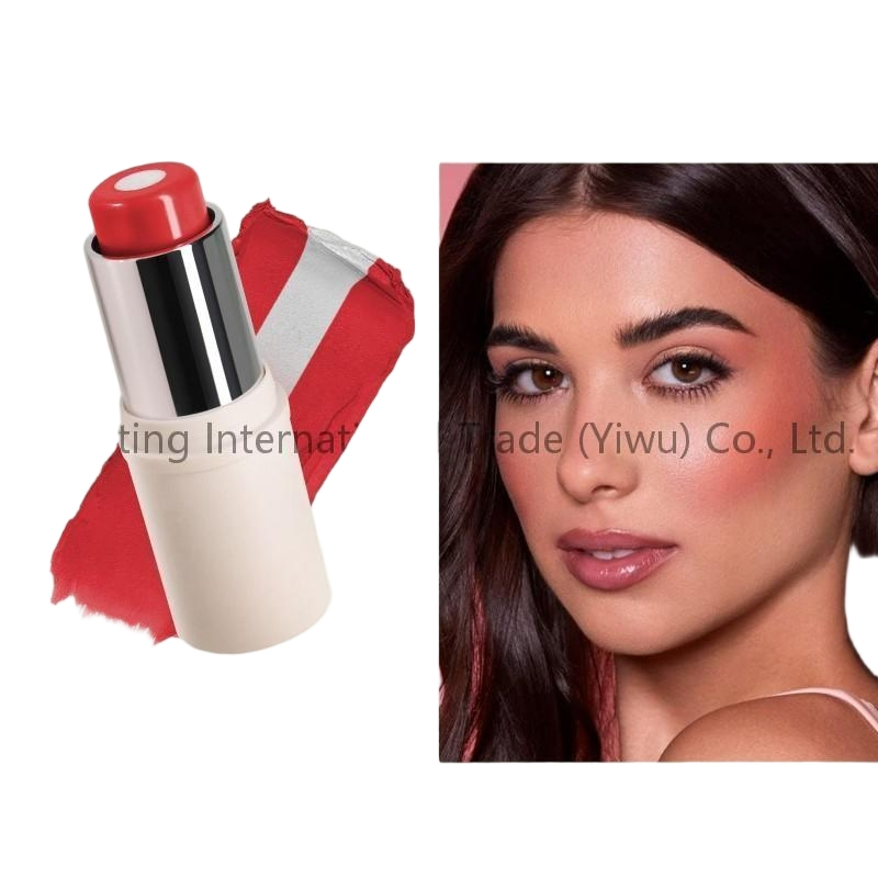 Blush Face Powder, Baked Mineral Powder Blush & Highlighter, Soft Velvet Texture Highlight Face Pinkish Baby Cheeks