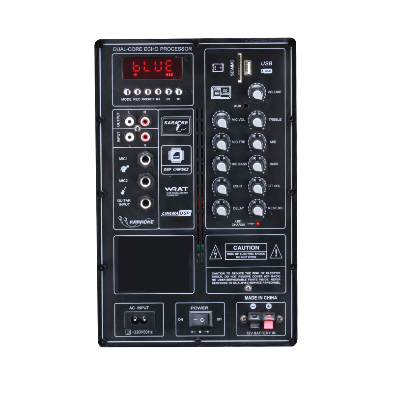 Bass Sound 15 Inch Big Power Speaker PRO Audio Soundbox Outdoor Party Trolley Speaker