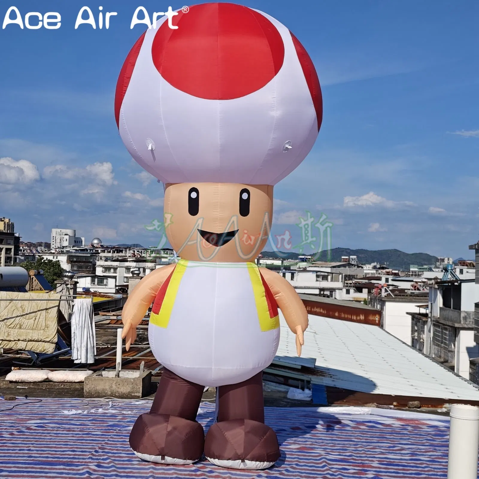 Giant Inflatable Toad Mascot, Super Mario Themed Event Inflatable Model