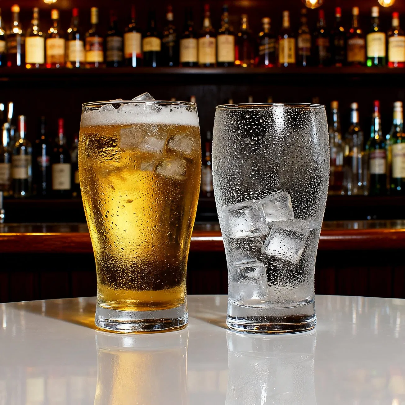 Custom Set Engrave Beer Glasses Luxury Round Heavy Base Crystal Glass Cocktail Whiskey Glasses Whisky Shot Glass Set for Whisky Bar Party