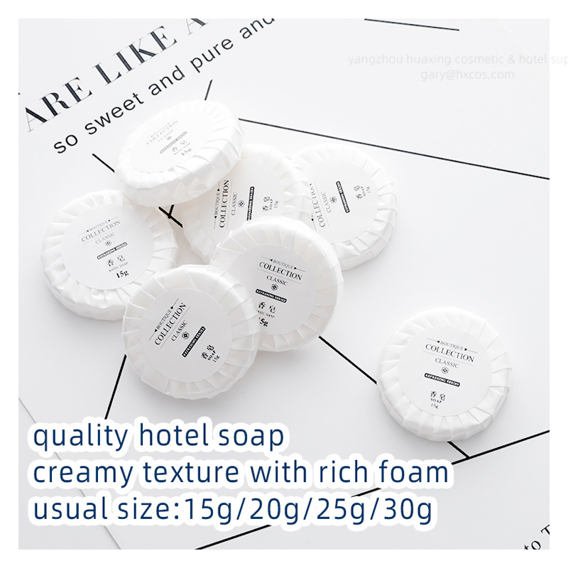 Herbal Hotel Soap with ISO9001 Certification and Custom Branding Available