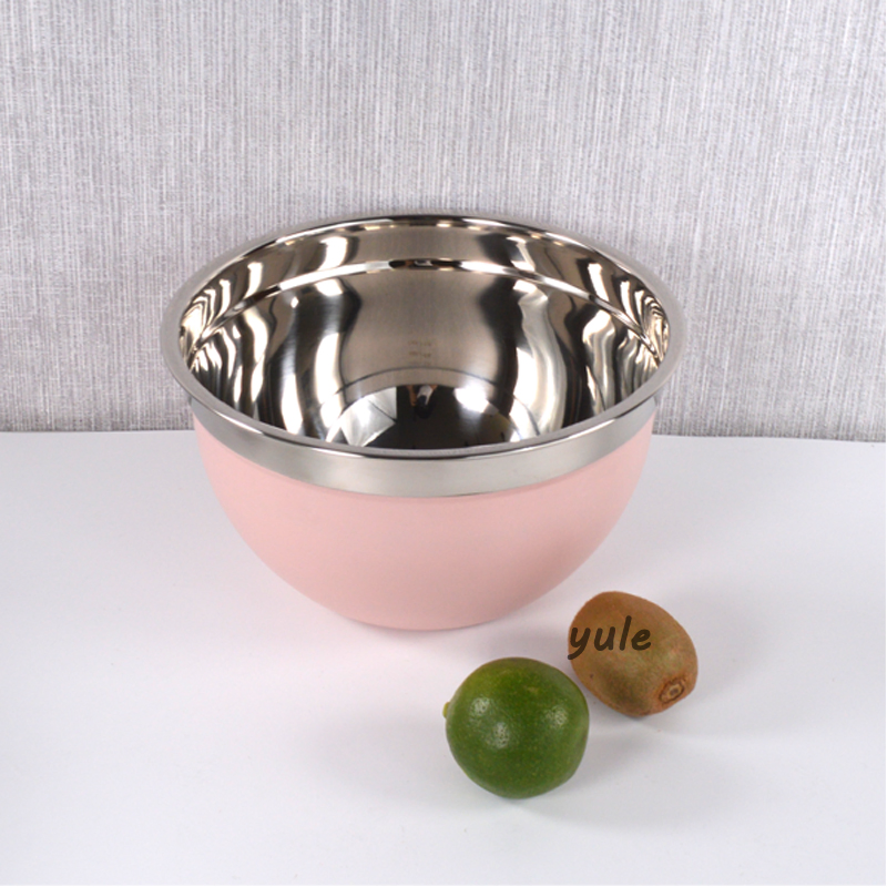 Color Customization Acceptable Stainless Steel Mixing Bowl