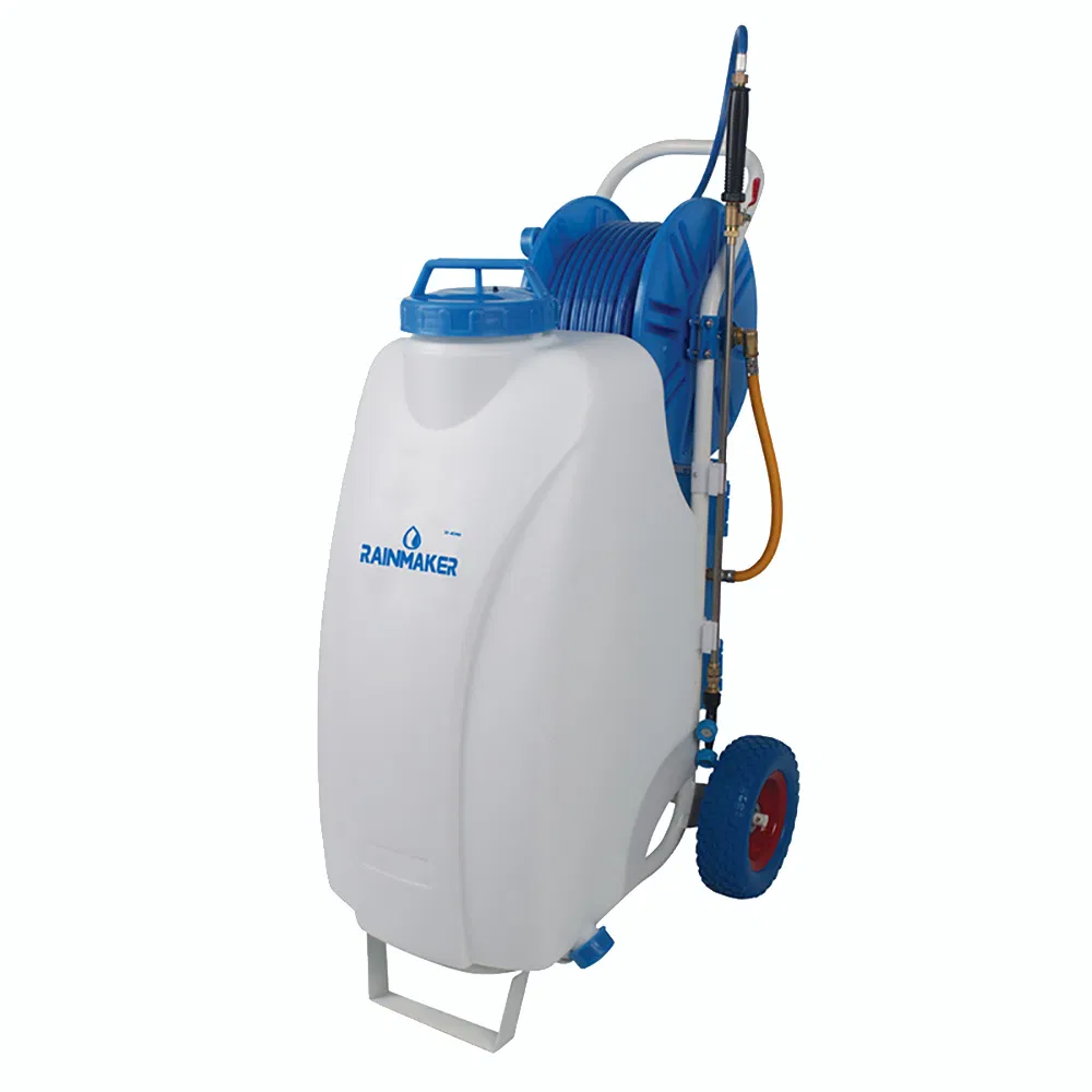 Rainmaker 45 Liter Agricultural Cart High Pressure Pesticide Pest Control Electric Trolley Sprayer