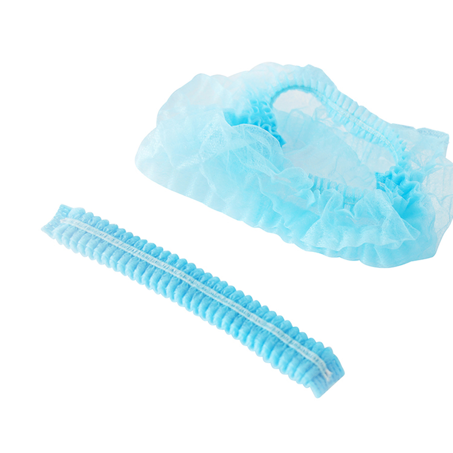 Disposable Elastic Clip Bouffant Mob Cap