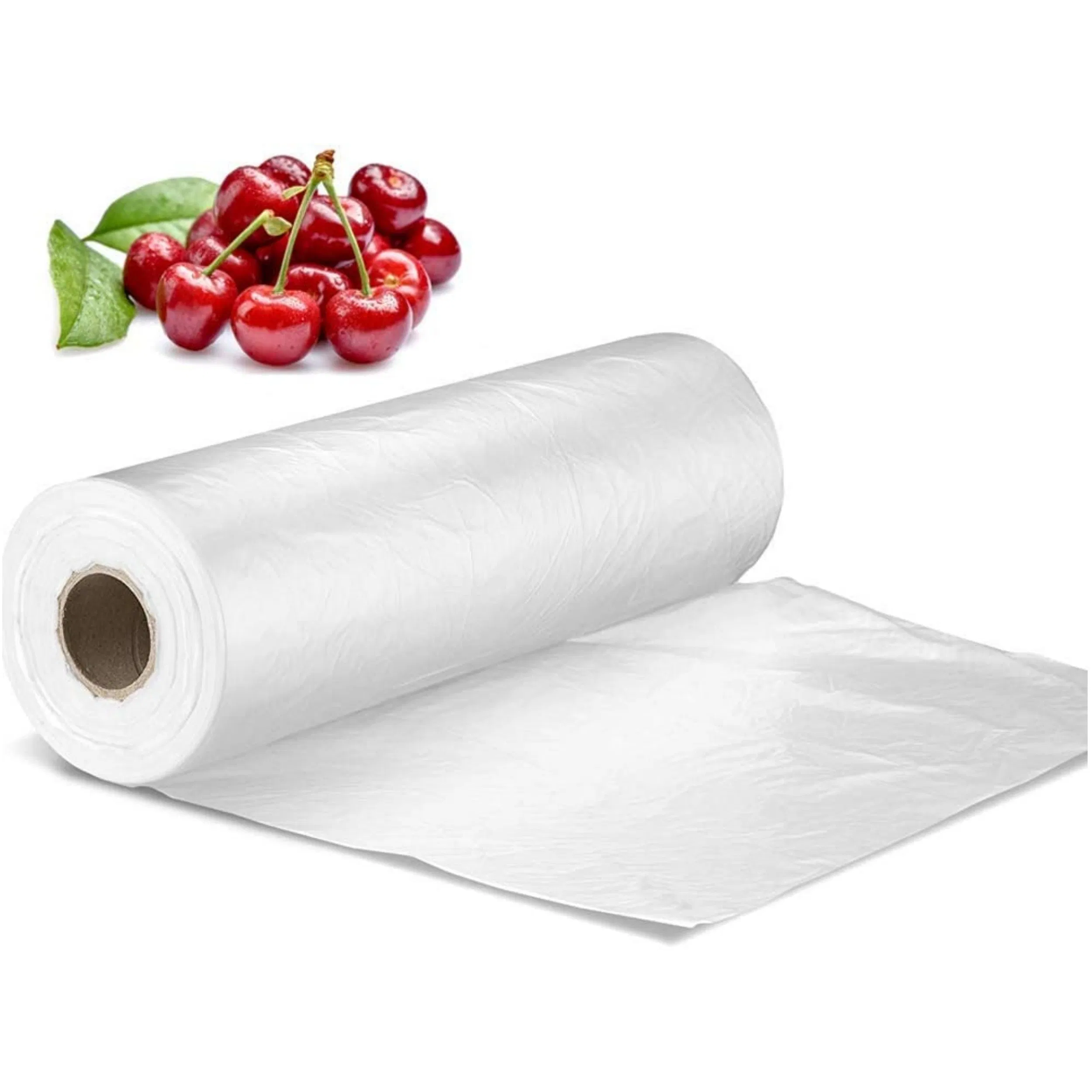 Plastic Large Produce Roll Bags for Food Storage