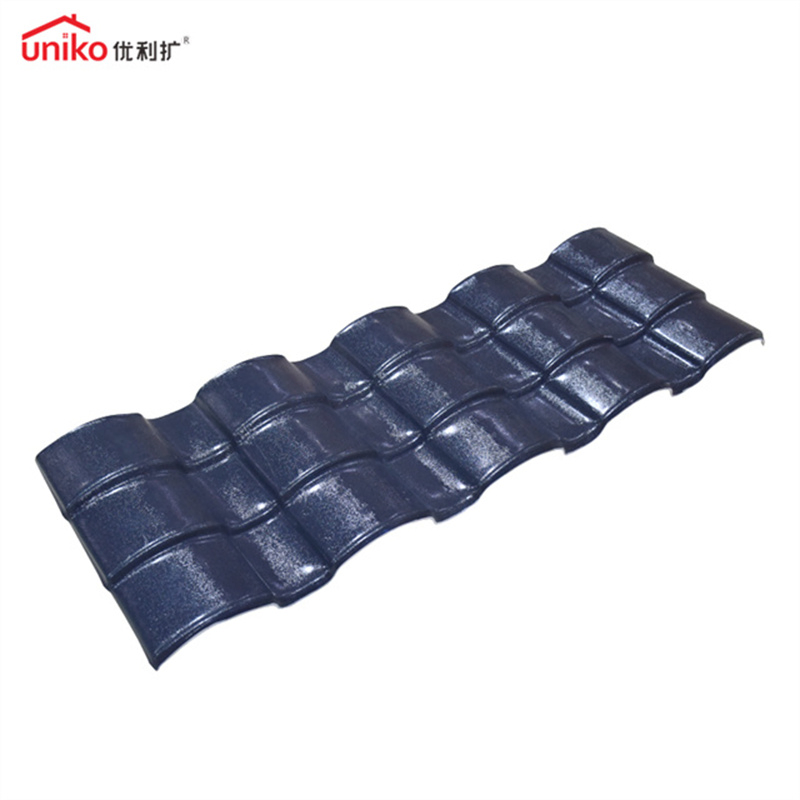 Shenyu 3 Layers ASA PVC Spanish Synthetic Resin Roof Tile