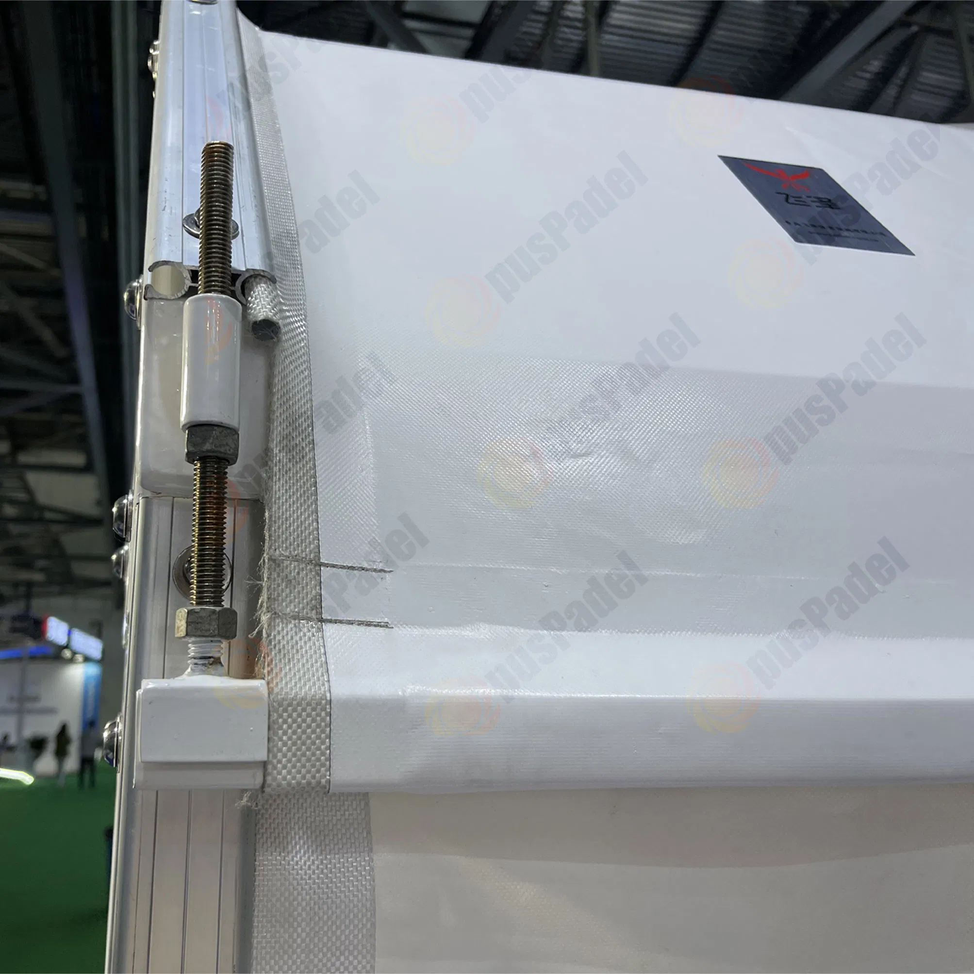 High Quality Shade Structure Carport Canopy Tensile Tent Paddel Roof Materials Tensile Fabric Structure Padel Court Roof