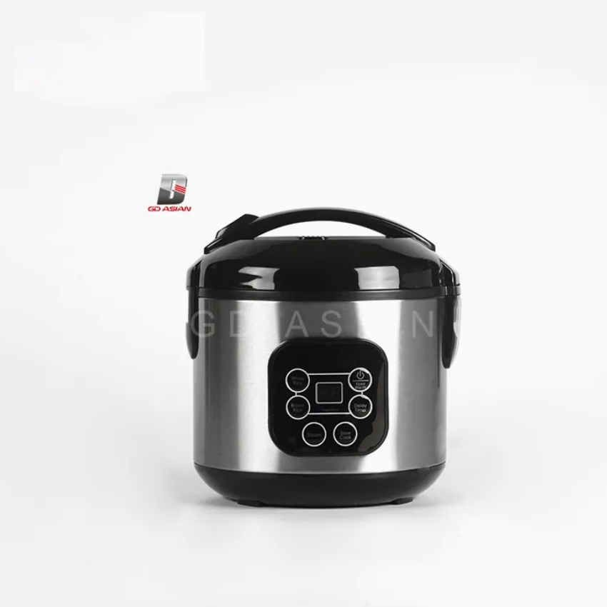 Electric Rice Cooker 0.8L Stainless Steel with Timing Device