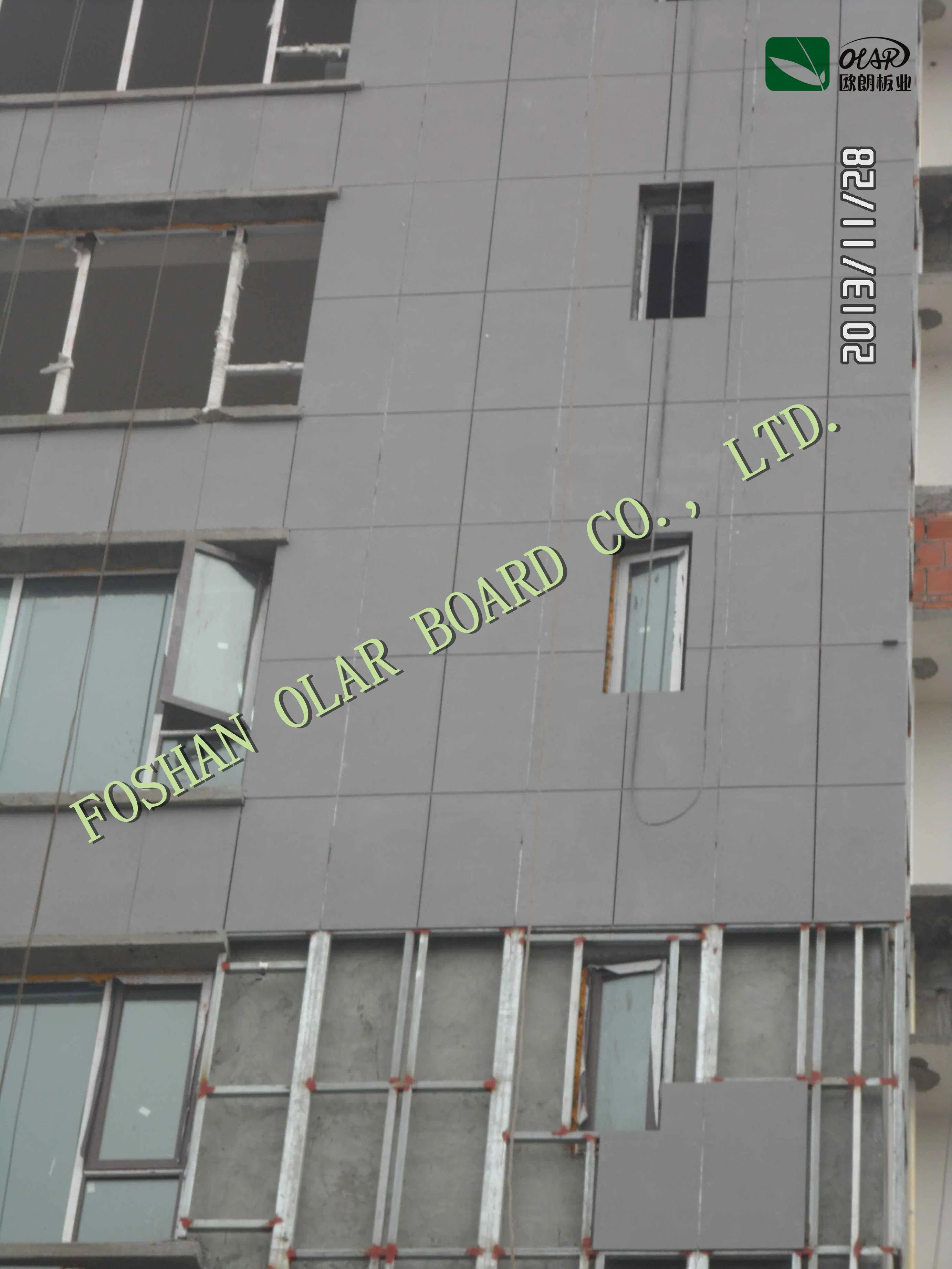 Fiber Cement Board Colored Fiber Reinforced Cement Facade/ Cladding Board for Building