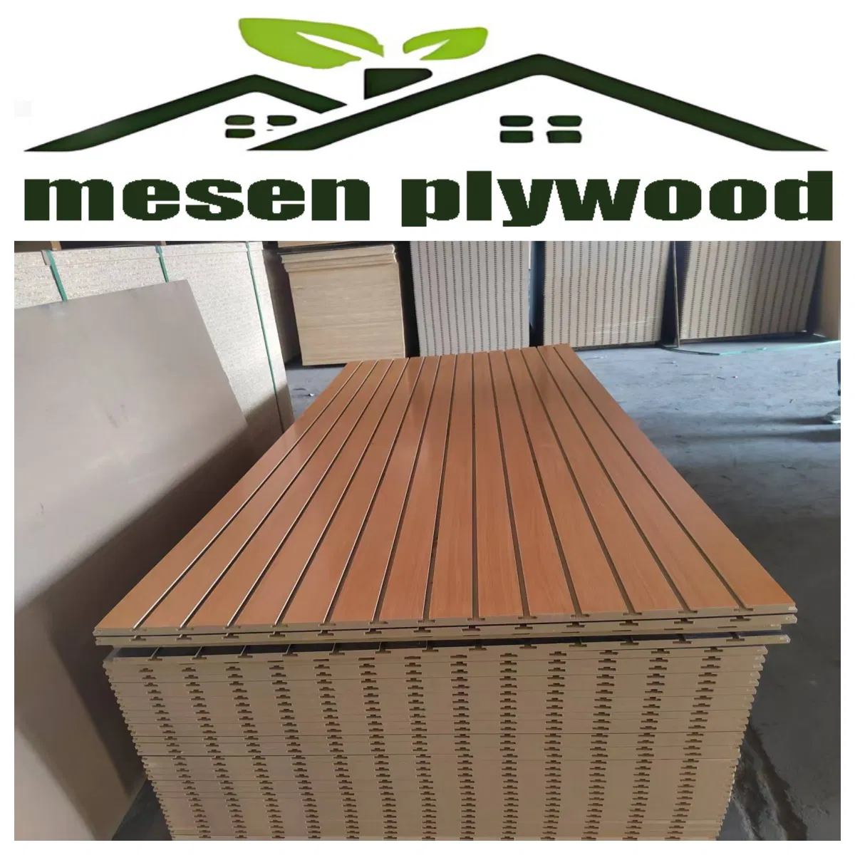 High Quality Hot Sale One Side Laminated Slotted MDF Board for Hanging