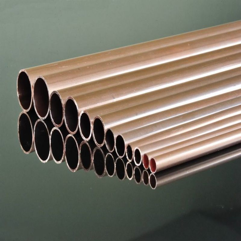 Good Quality C11000 C12200 ASTM B8 Seamless Copper Pipe Brass Tube Copper Tube Pipe Cutting Processing Manufacturers Air Conditioning Copper Pipe