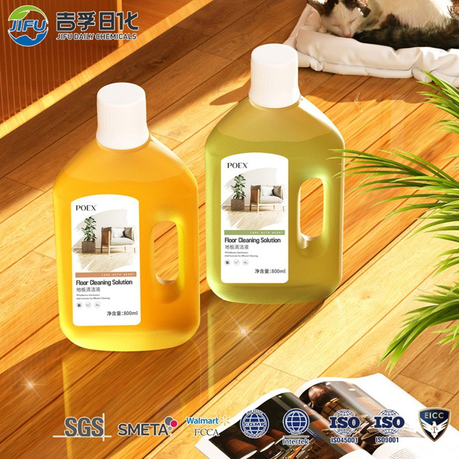 Liquid Floor Cleaner for Home Office Hotel Wooden Tile Marble Floors Bright Quick Drying Bulk Order