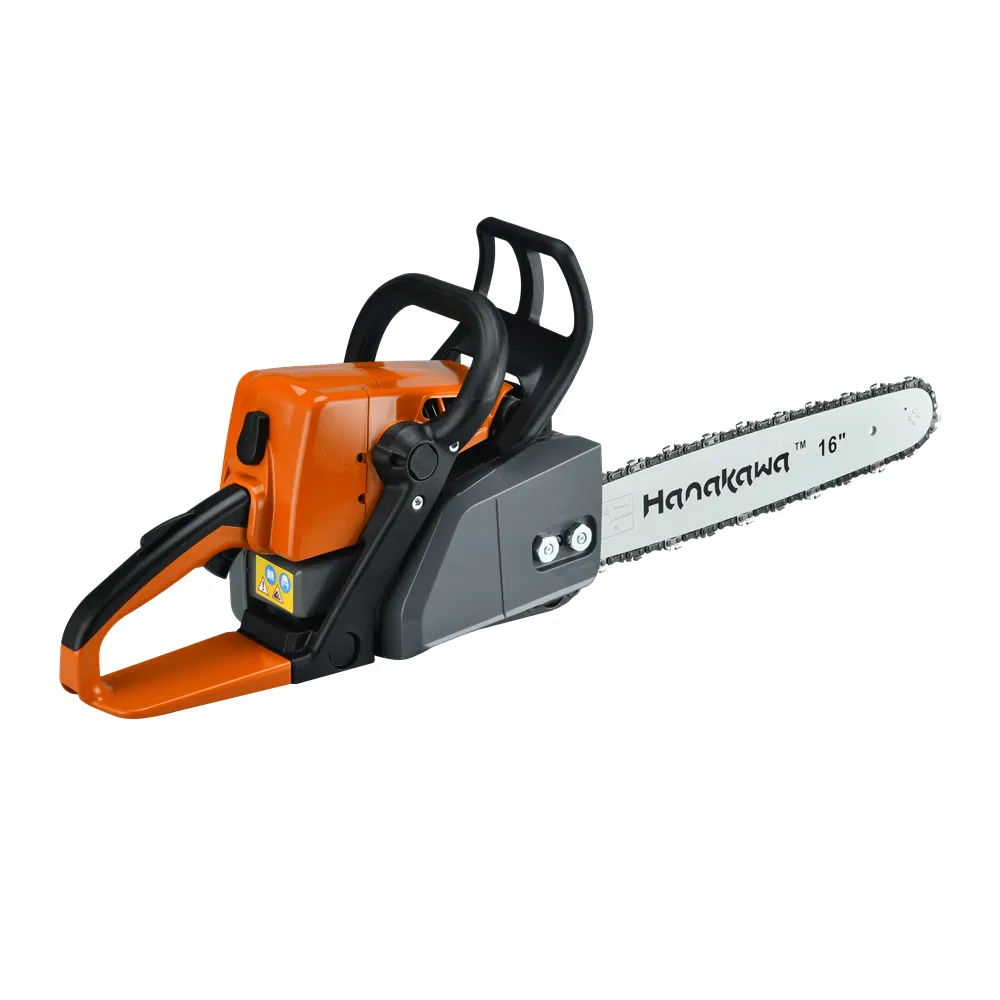 Hanakawa Long-Service-Life Gasoline Chainsaw 45.5cc Easy to Operate Chainsaw, Compatible with MS250