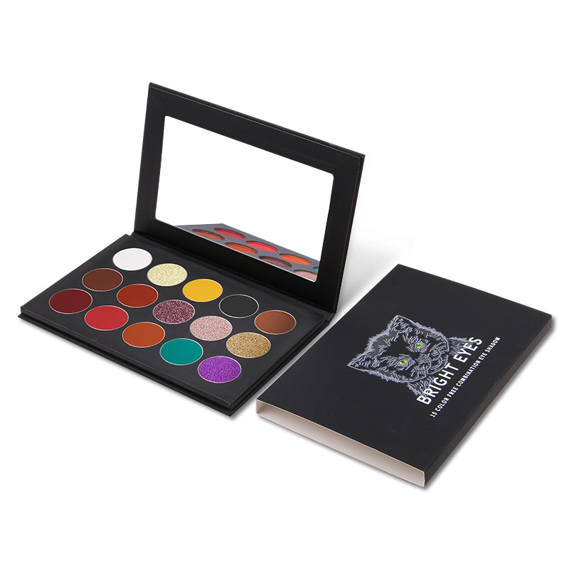 Manufacture Private Label Waterproof Pearl Matte DIY Free Combination Eyeshadow Palette