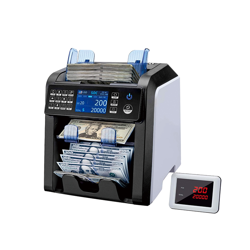 Ocbs-950 Ocom Bill Counter USD EUR Multi-Currency Dual Cash Outlet Cis Bill Money Counter for Bank