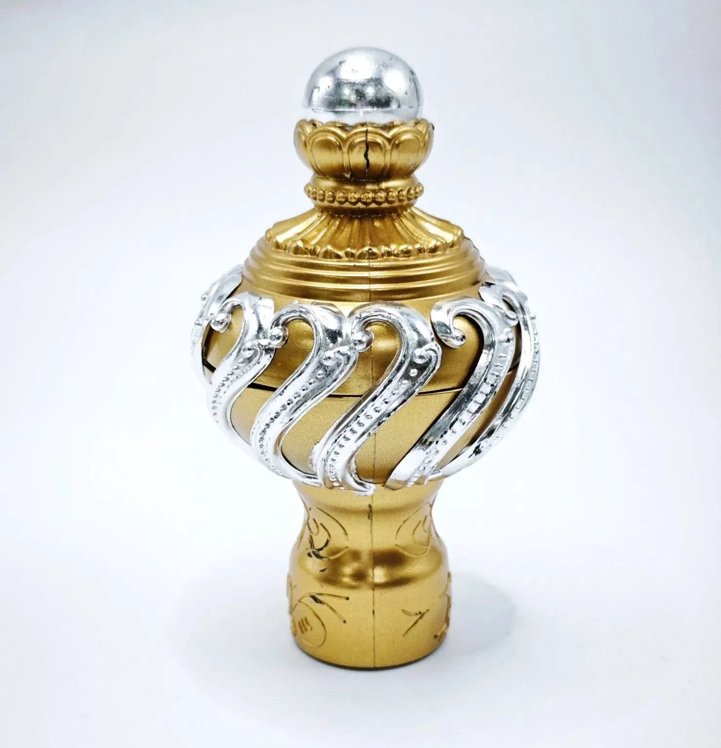 Curtain Accessories 28mm Roman Pole Ornamental Crown Cap