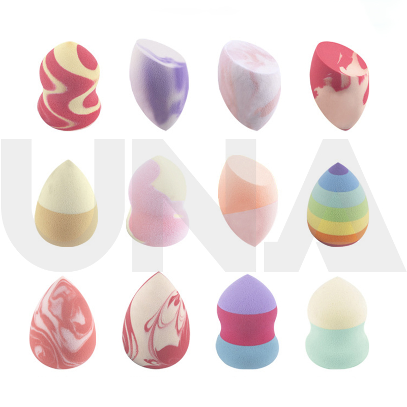 Wholesale Customized Color Shape Foundation Beauty Egg Wet and Dry Dual Use Latex Free Cosmetic Beauty Blender Makeup Sponge
