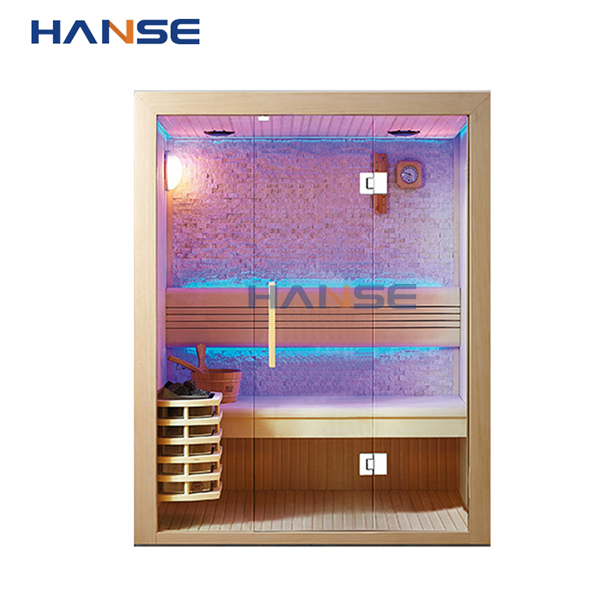 Modern Design Infrared Indoor Sauna Steam 2 Person Infrared Sauna Room Wood Sauna