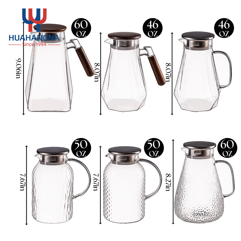 Стеклянный кувшин 2 л с крышкой, винтажный